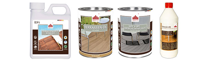 Pflege & Reinigung für Terrassendielen