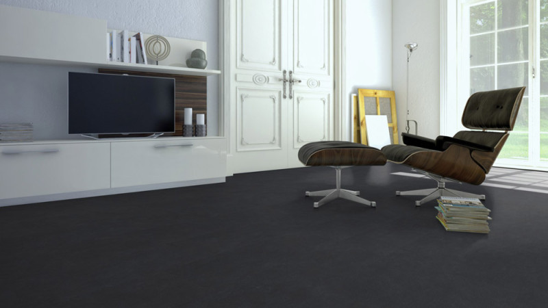 Skaben Klick Vinylboden massiv Life Click 30 Loft Schwarz Fliese zum klicken main product photo