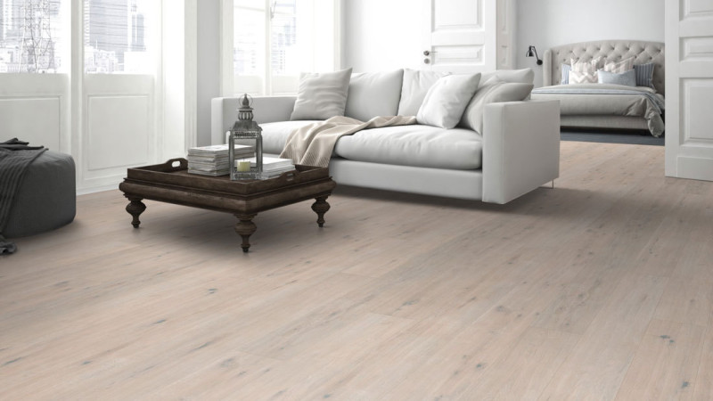 Meister design floor Premium DD 300 S Catega Flex Roble nudoso blanco 6947 wideplank M4V main product photo