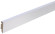 Brebo Elegant white skirting board angular slightly beveled 6 cm high
