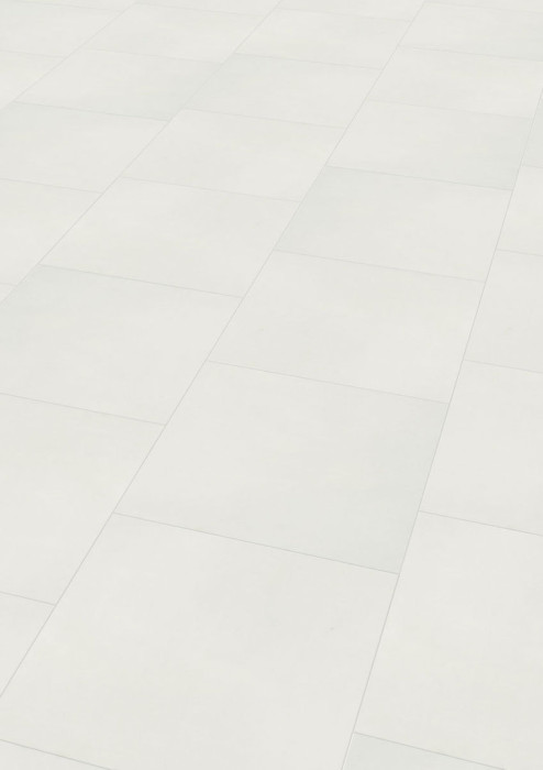 Wineo Vinyl flooring 800 Tile L Solid White Tile Bevelled edge for gluing main product photo