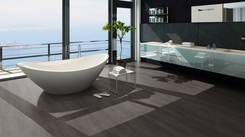 Suelo Vinilo Skaben macizo Life Click 55 Roble Antiguo Gris 1 Lama 4V a click main product photo