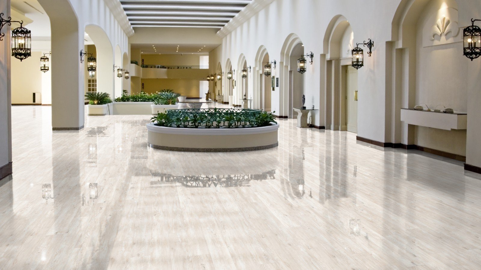 Laminat Noble Aragon Oak 1-Stab Landhausdiele Hochglanz 4V