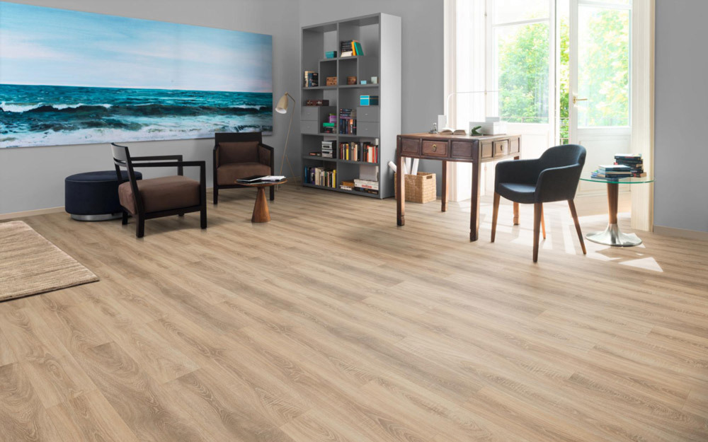 Egger Home Designboden Design+ Eiche sägerau braun 1-Stab Landhausdiele 4V