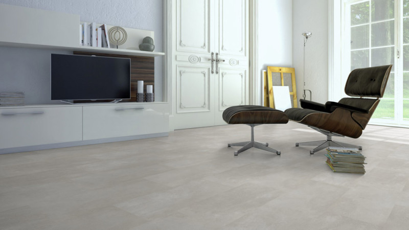 Skaben Klick Vinylboden massiv Life Click 30 Zement Perle Fliese zum klicken main product photo