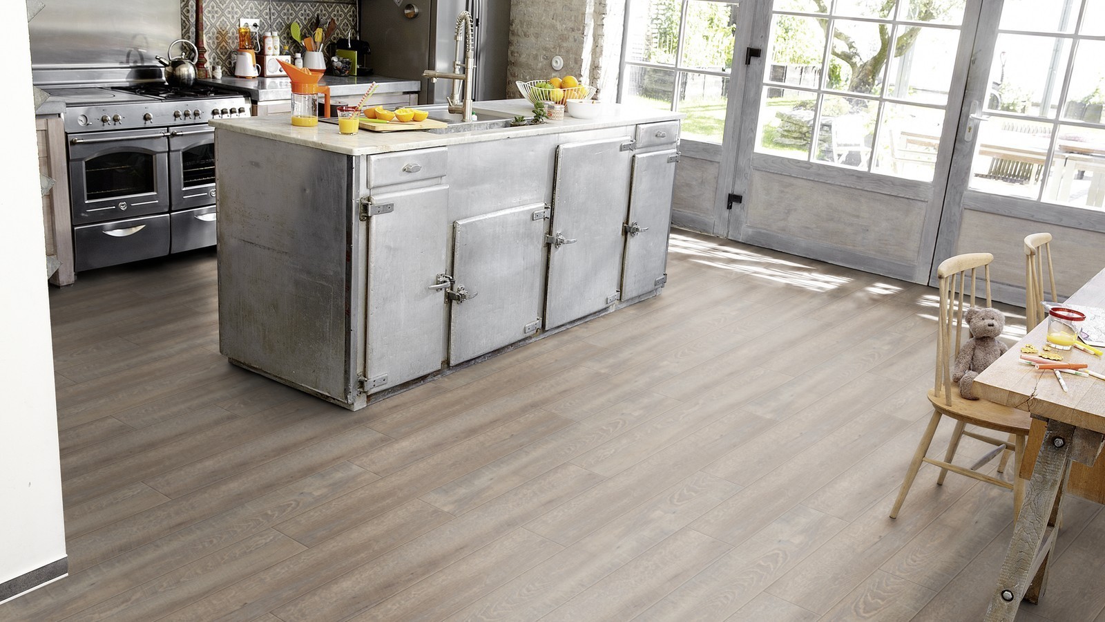 Tarkett Vinylboden Starfloor Click 30 Light Grey Smoked Oak Planke M4V