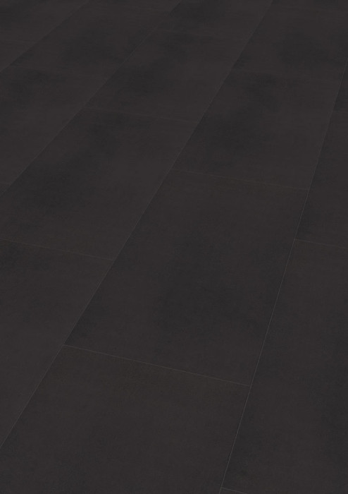 Wineo Vinyl flooring 800 Tile XL Solid Black Tile Bevelled edge for gluing main product photo