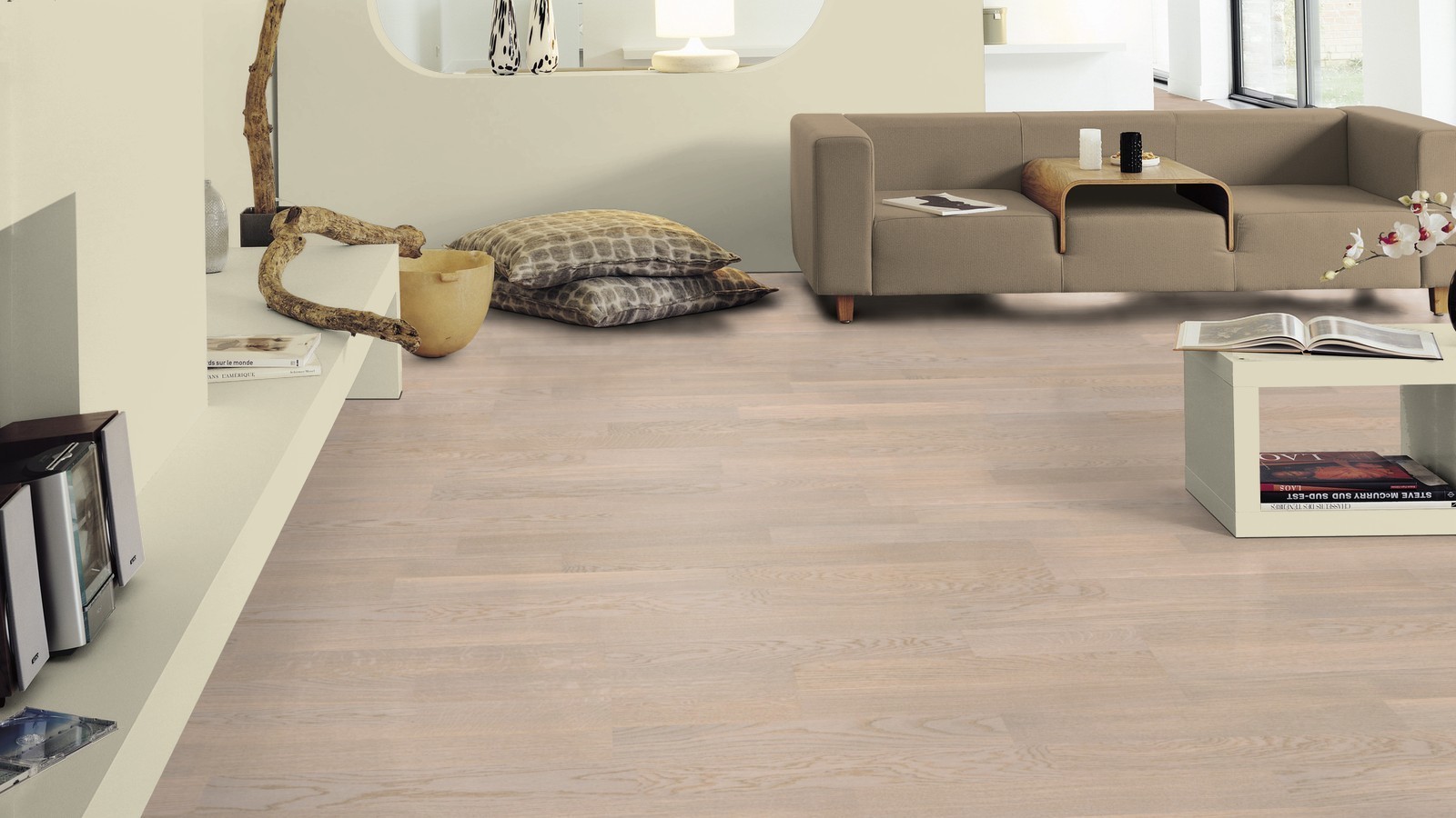 Tarkett Parkett Shade Natur Eiche Cotton white 2-Stab