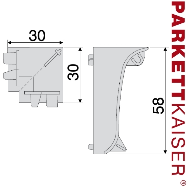 Brebo Inside Corner QUE Roble Ártico
