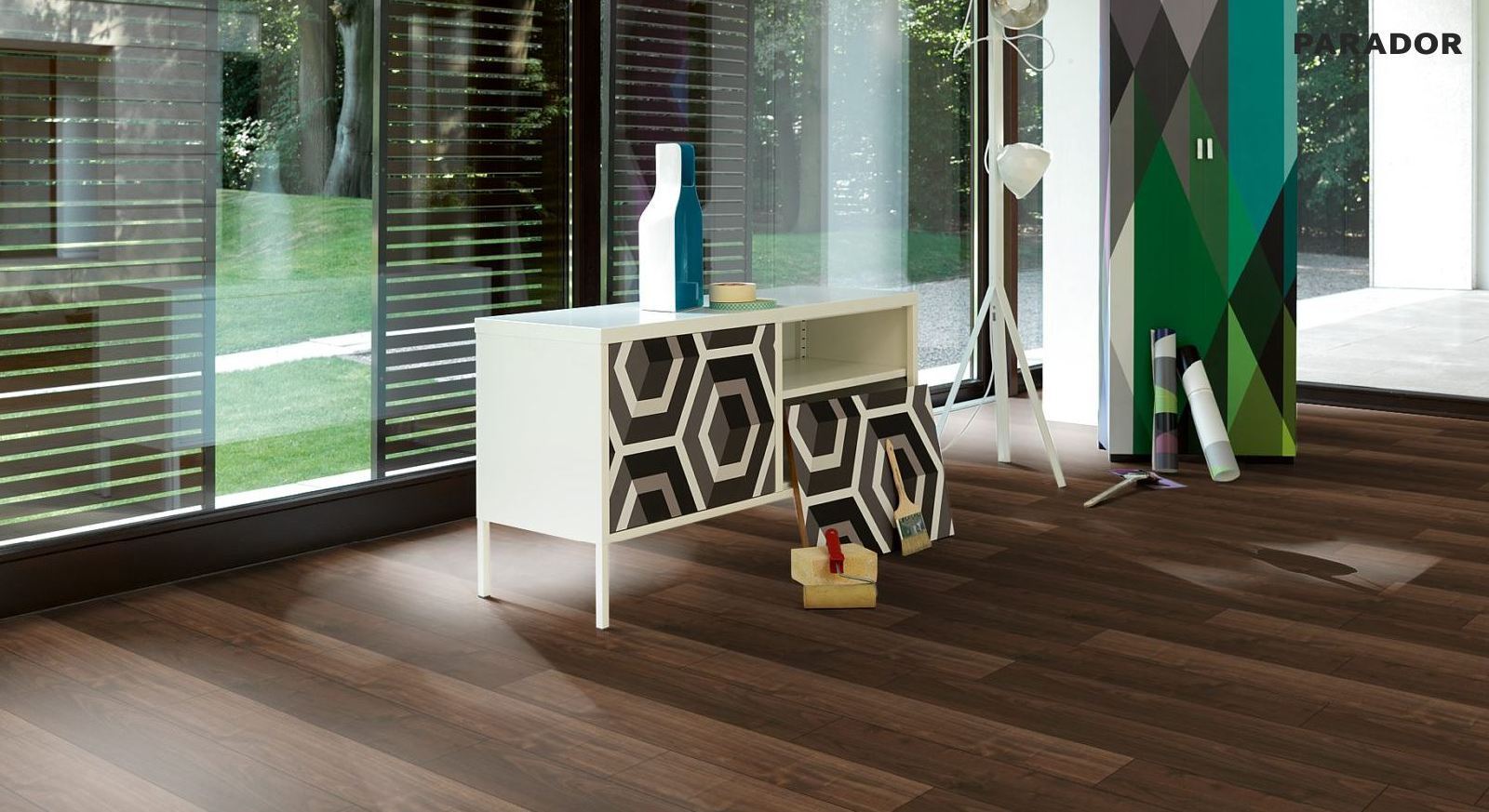 Parador Laminat Trendtime 1 Walnuss Stabdiele 4V