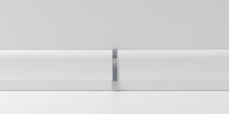 Parador Transition caps type 2 for skirting board SL 4 Alu look main product photo