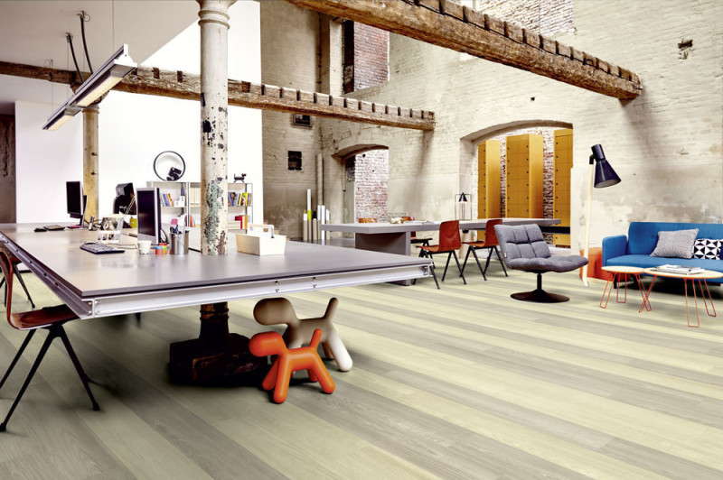 Tarkett Designboden iD Inspiration Click 55 Patina Ash Beige Planke 4V main product photo