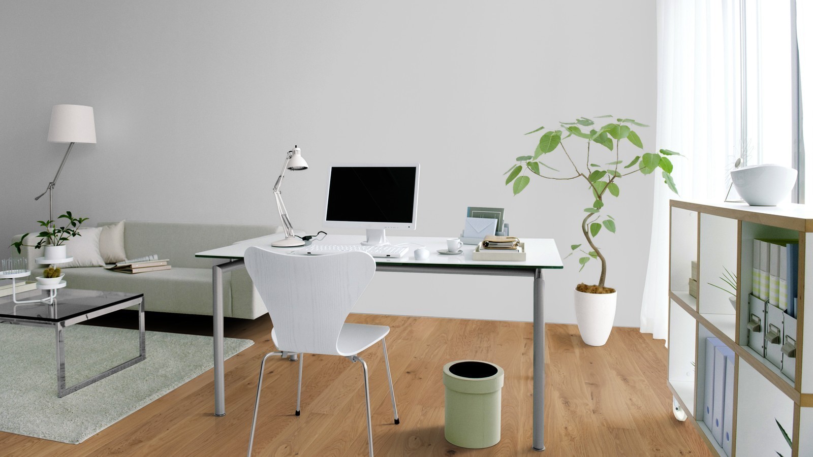 Tarkett Parquet Pure Oak Rustic brushed Proteco Hardwax Oil 1-strip M2V