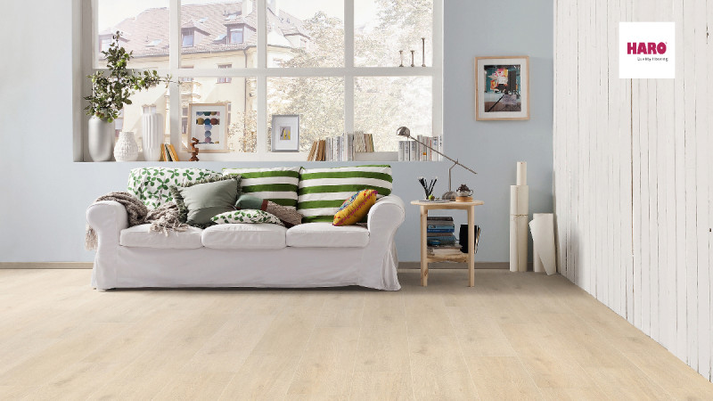 HARO Laminate Flooring TRITTY 100 Oak Veneto Campus 4V main product photo
