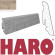 HARO Skirting board 19x58 for laminate Oak Artico Sand