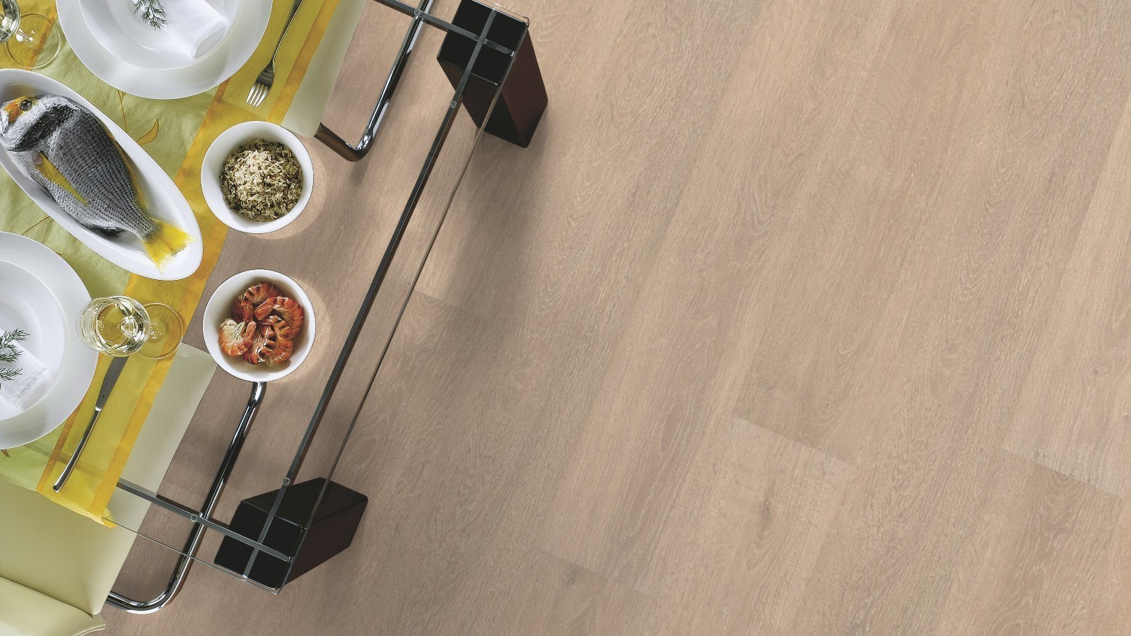 Stratifié Flexi Chêne Hacienda Beige D2957 1 frise Largeur 193mm