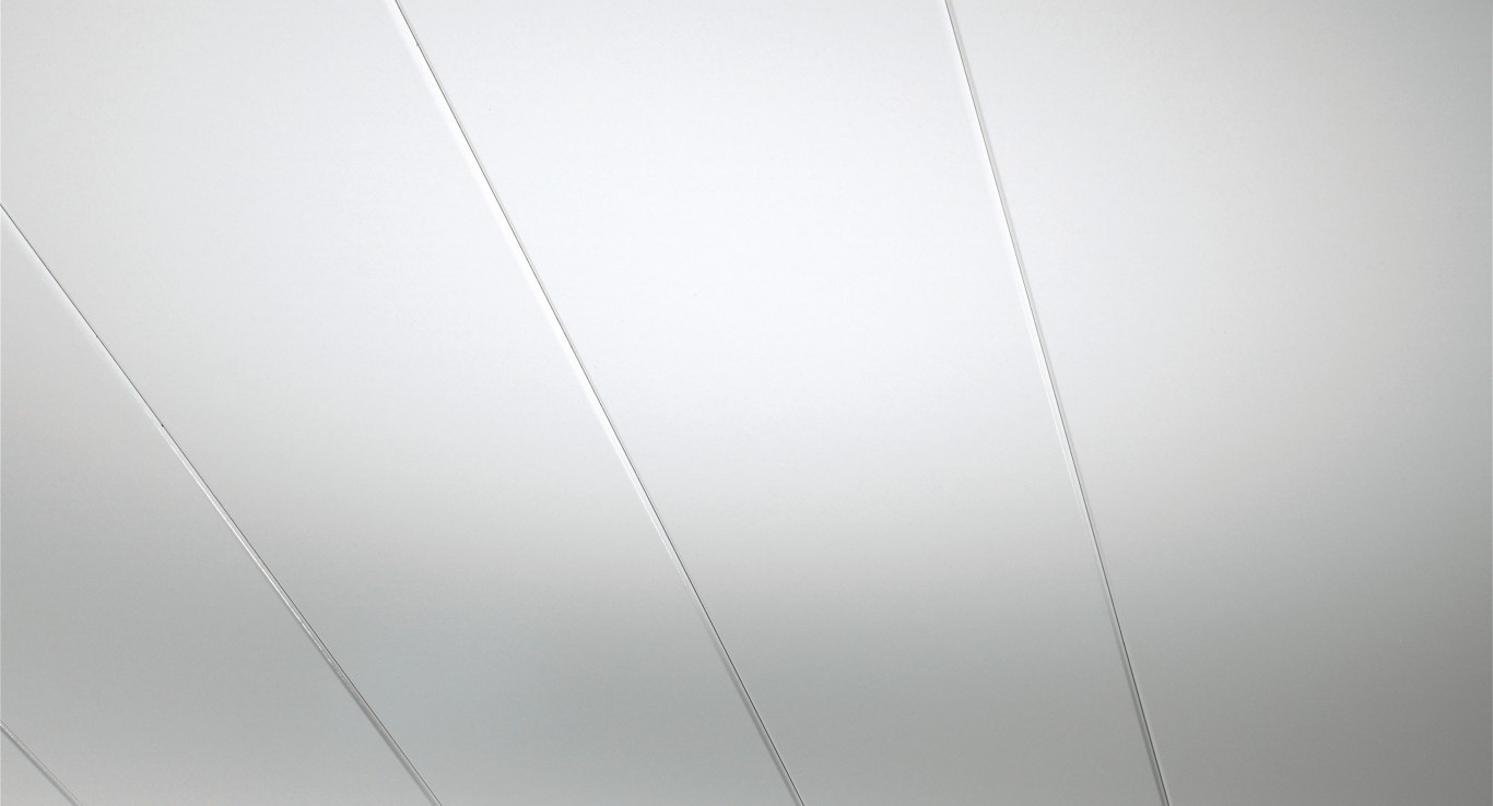 PARADOR Paneele Novara Dekor Weiß hochglanz 1250 mm Wand und Decke 14,90€/m² 