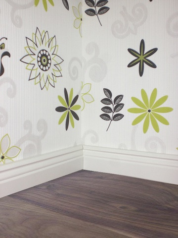 Brebo elegante weiße Sockelleiste Hamburg Profil 14 cm hoch