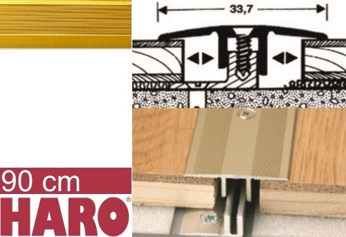 HARO Allround Transition moulding Type 388 L/P Gold 90 cm main product photo