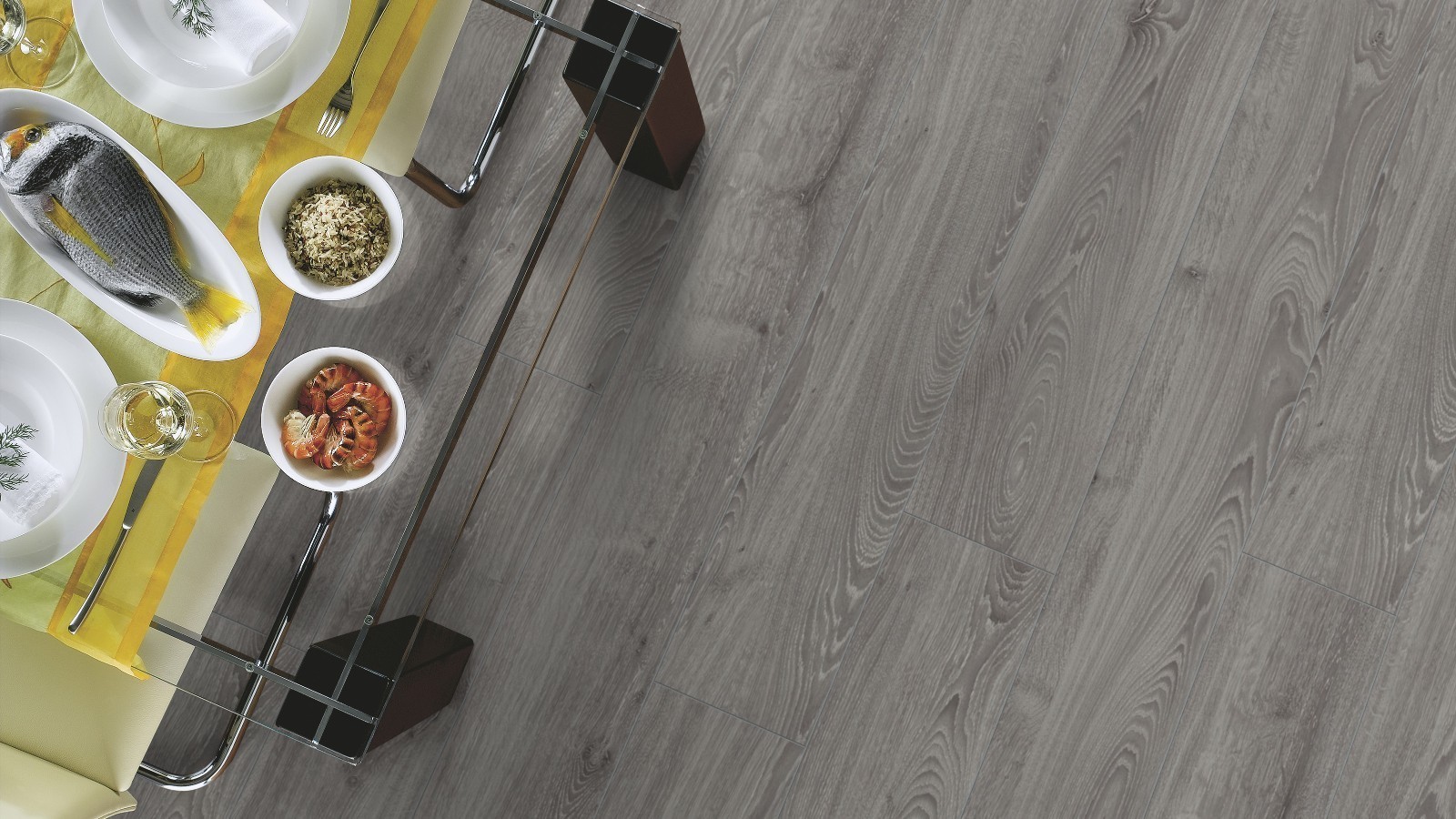 Laminat Durable Timeless Oak grau D3571 1-Stab Landhausdiele 4V Breite 188mm