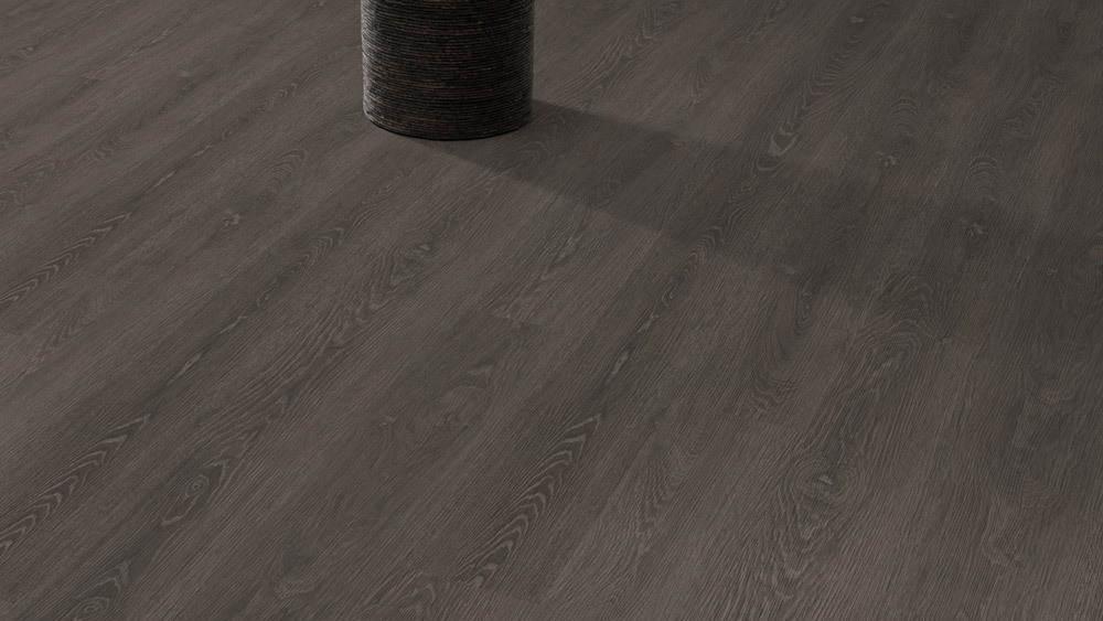 Skaben Klebe-Vinylboden massiv Life 55 Eiche Classic Dunkelbraun 1-Stab Landhausdiele 4V zum kleben