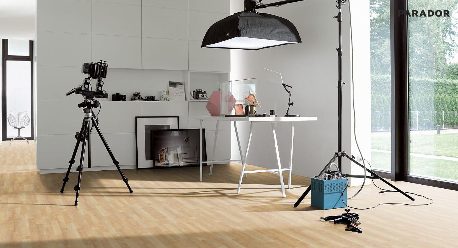 Suelo laminado de Parador Basic 200 Arce Natur bloque de 3 lamas