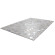 100% Lederteppich Grau Silber SECHSECKE rechteckig 8mm Raum2