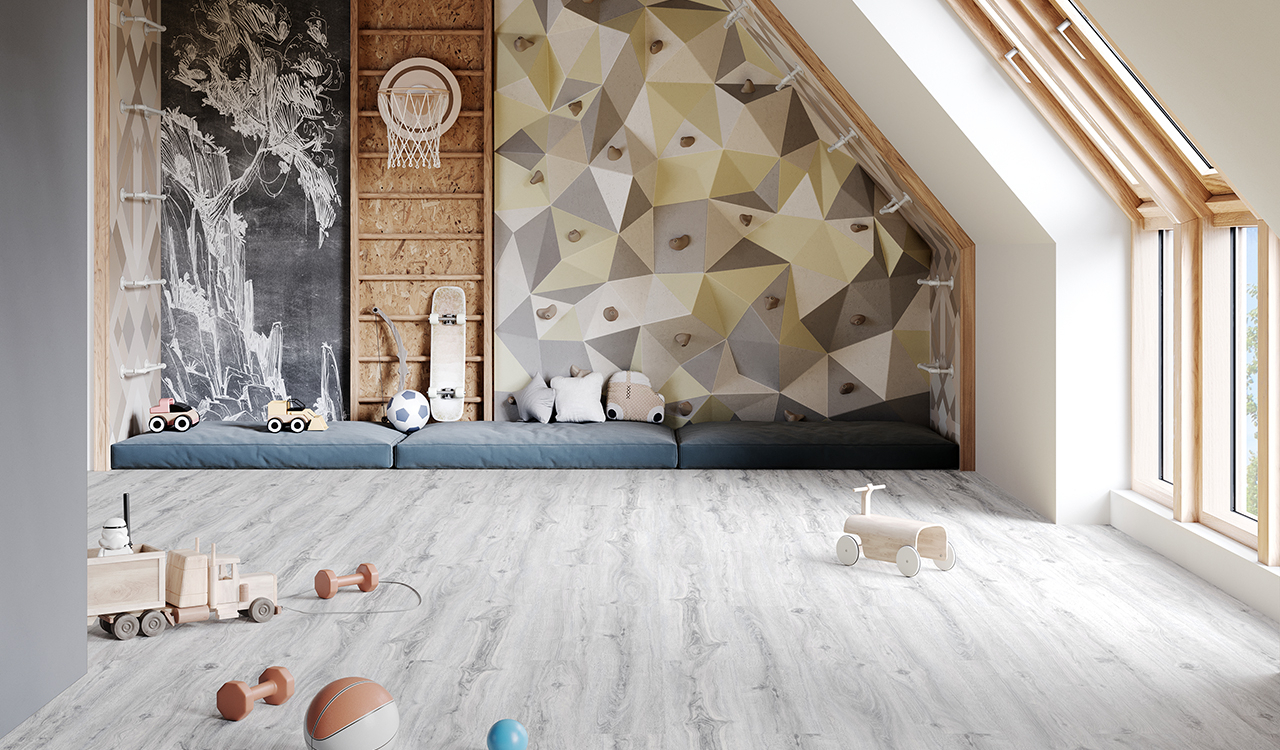 planeo Klick Vinyl - Rigid Ice Oak 5G | Made in Germany (100P1007-N)