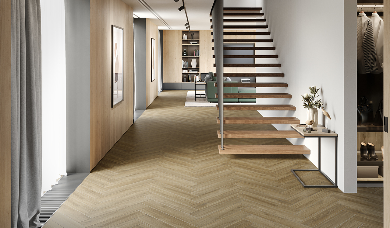 planeo Klick Vinyl - Herringbone Calm Oak | Made in Germany (100P6003HB)