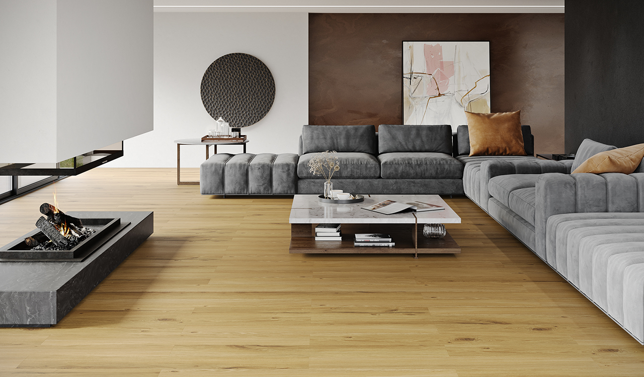 planeo Klick Vinyl - Rigid Honey Oak 5G | Made in Germany (100P7001)