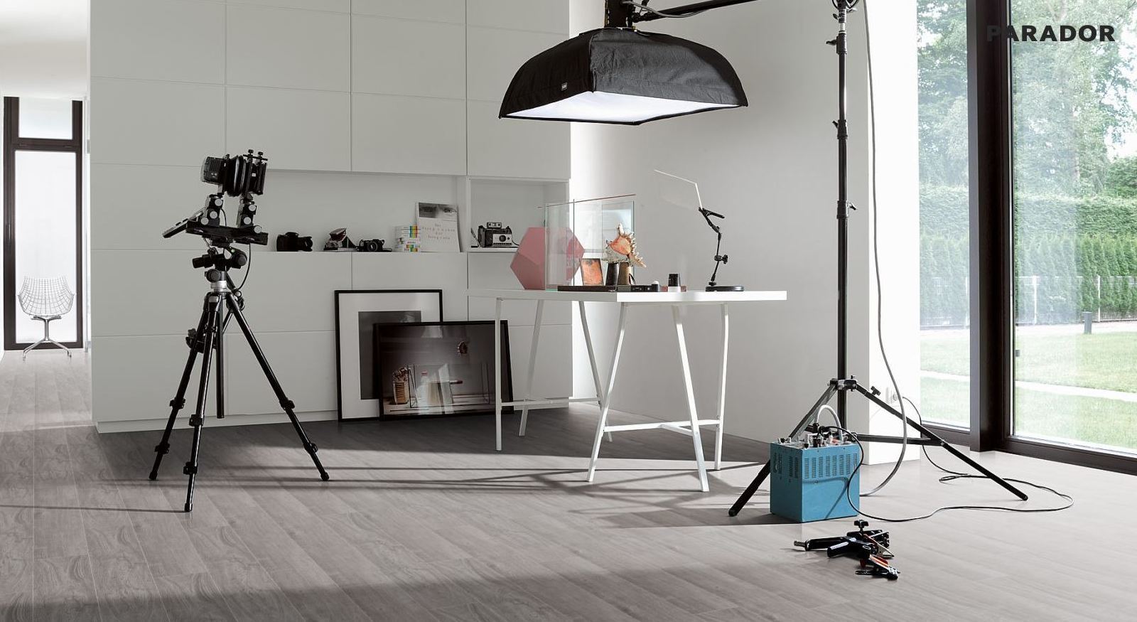 Parador Laminat Basic 200 Eiche Lichtgrau Landhausdiele 4V