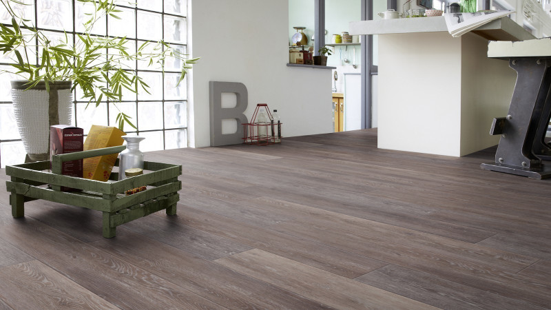 Tarkett Vinylboden Starfloor Click 30 Brown Cerused Oak Planke M4V main product photo