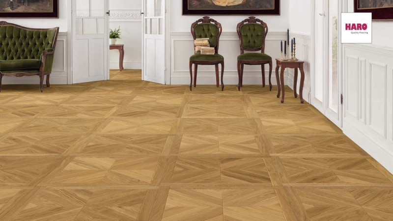 Parkett HARO parkettmanufaktur Plancha de parquet de roble Central 4V main product photo