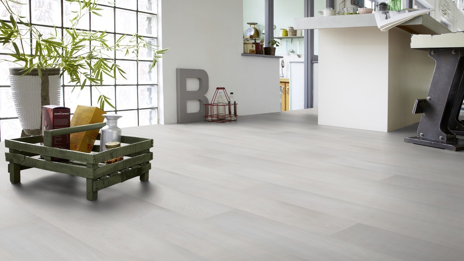 Tarkett Laminate Lamin'Art 832 White Buzz Allover