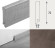 Wineo Skirting board 14/70 Bog Oak 14 x 70 x 2400 mm Wineo Skirting board 14/70 Bog Oak 14 x 70 x 2400 mm