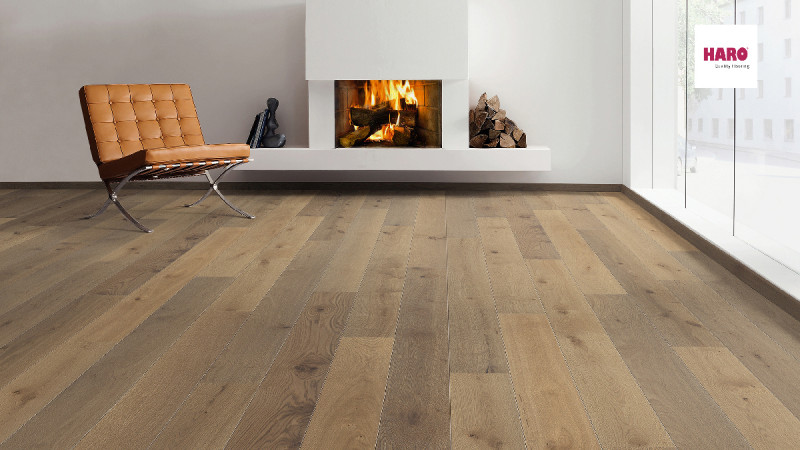 HARO Parquet 3500 Universal Chêne marron velours 1 frise 2V main product photo