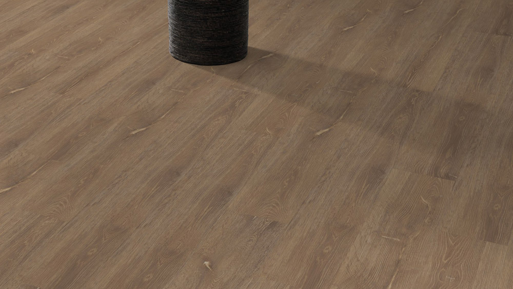 Skaben Klebe-Vinylboden massiv Life 55 Scharlach Eiche hell natürlich 1-Stab Landhausdiele 4V zum kleben