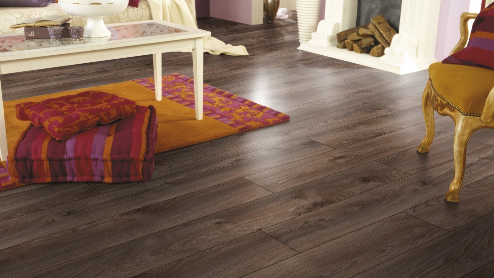 Laminate Wide Macro Oak Brown D4791 1-strip 4V Width 188mm