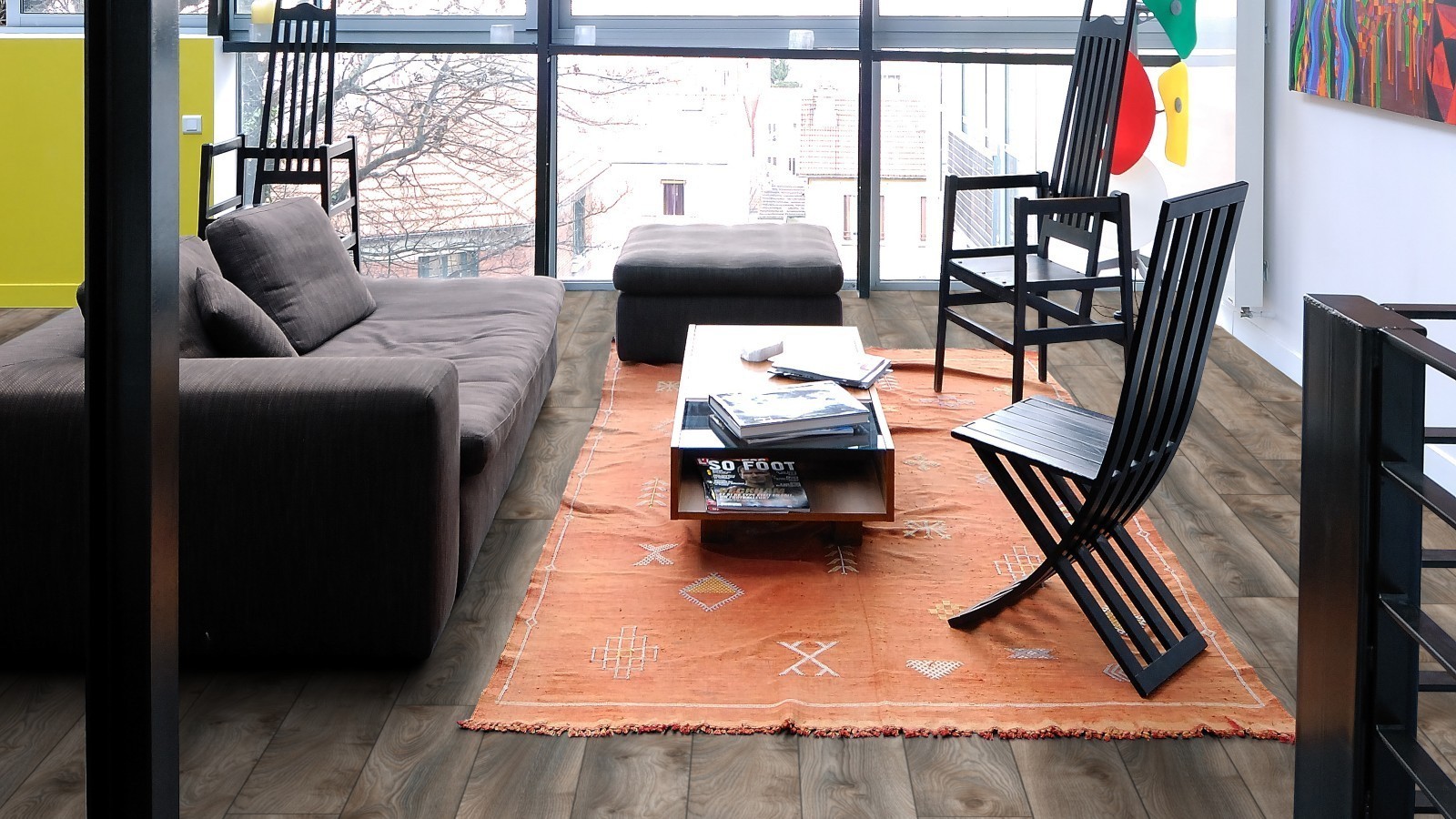 Laminat Wide Makro Eiche Grau D4792 1-Stab Landhausdiele 4V Breite 188mm