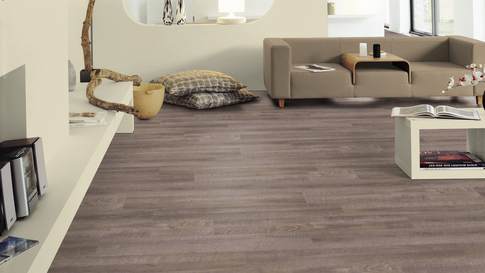 Tarkett Vinylboden Starfloor Vintage Dark grey Smoked Oak Planke