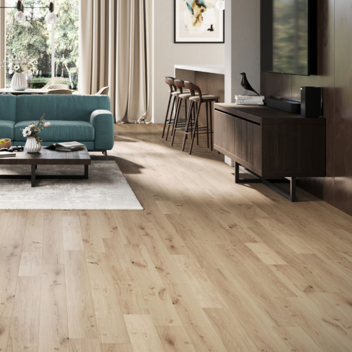 SKAVA Parkett - Eiche Stockholm 1900 x 190 mm | weiss geölt (GT-1900190-WG) main product photo