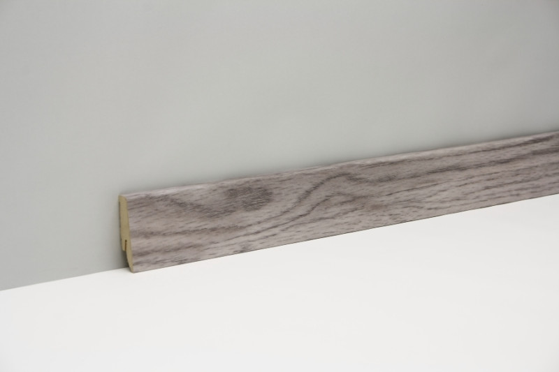 Classen CLIP Sockelleiste Silbereiche foliert 2400x19x58 main product photo