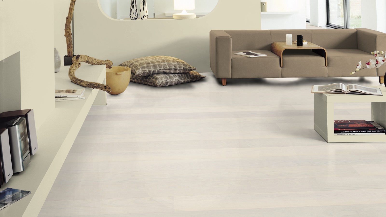 Tarkett Parkett Shade Natur Esche white pearl Landhausdiele M2V