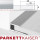 Perfil terminal Brebo A63 aluminio anodizado plata 180 cm