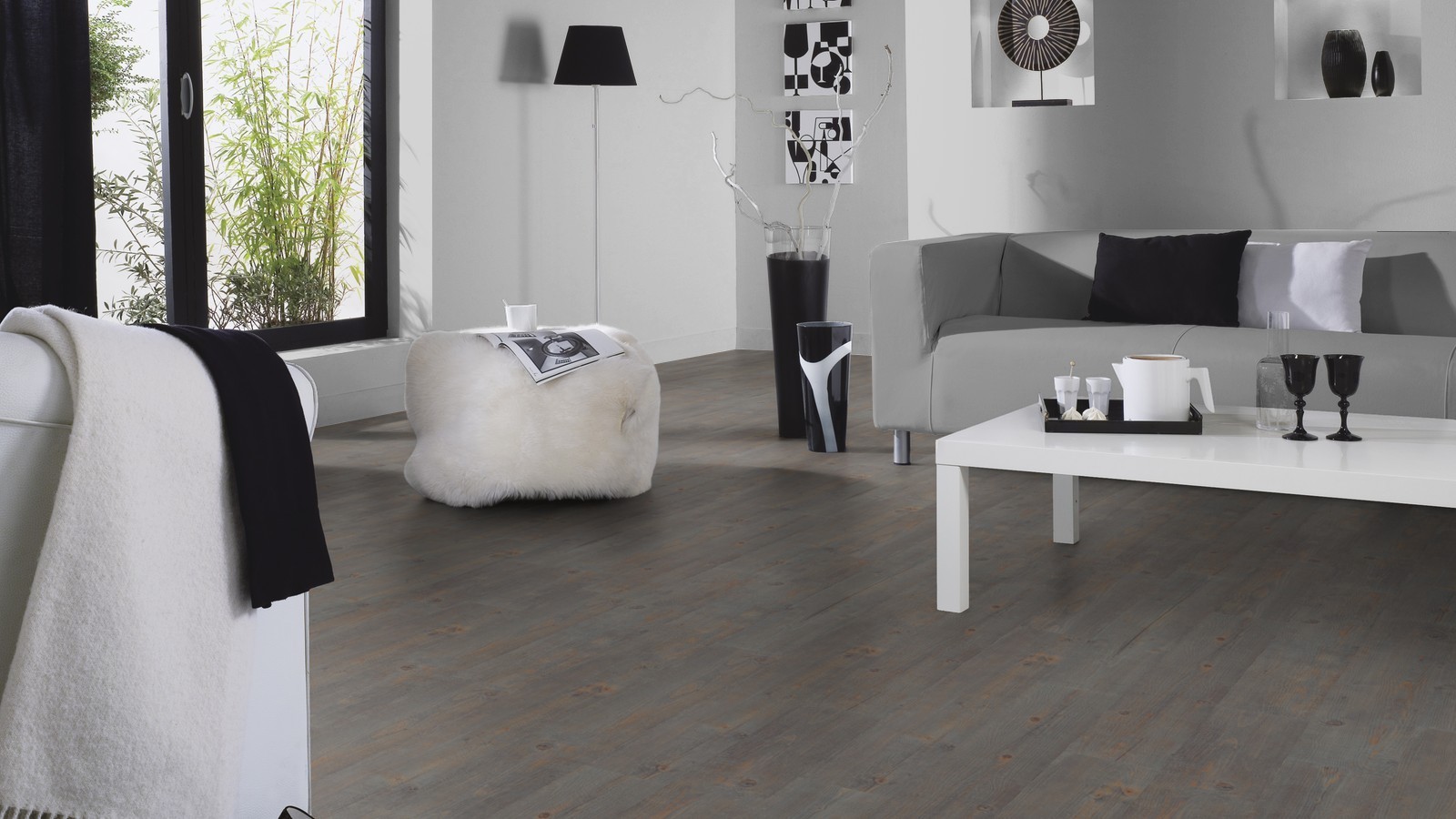 Tarkett Vinylboden Starfloor Vintage Grey Washed Pine Planke