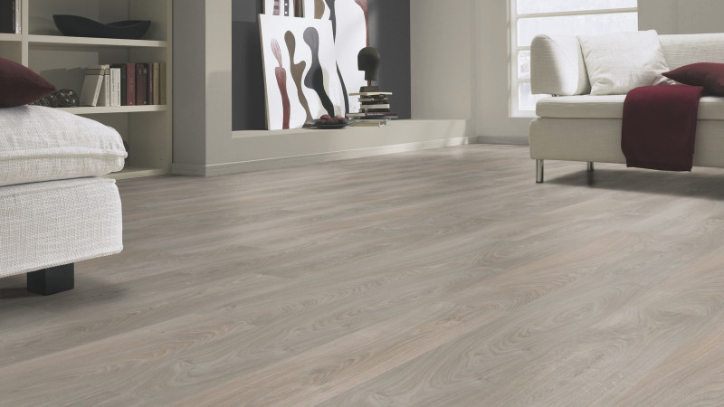Tarkett laminado Woodstock 832 Roble Sherwood gris-beige lama ancha 2V main product photo