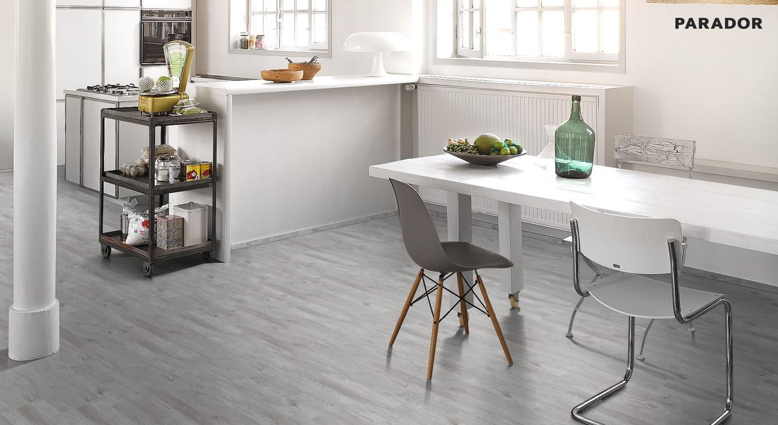 Parador Laminate Classic 1050 Oak silver 3-strip