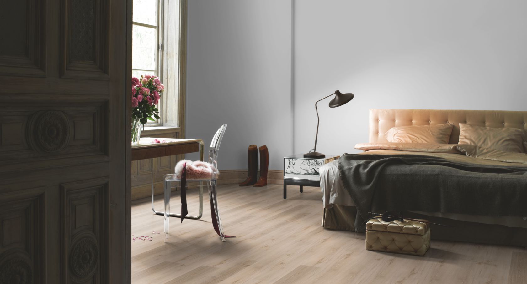 Suelo Vinilo de Parador Basic 4.3 Roble Real Calizo