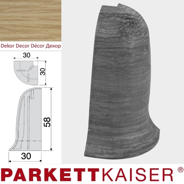 Brebo Aussenecke QUE Eiche main product photo