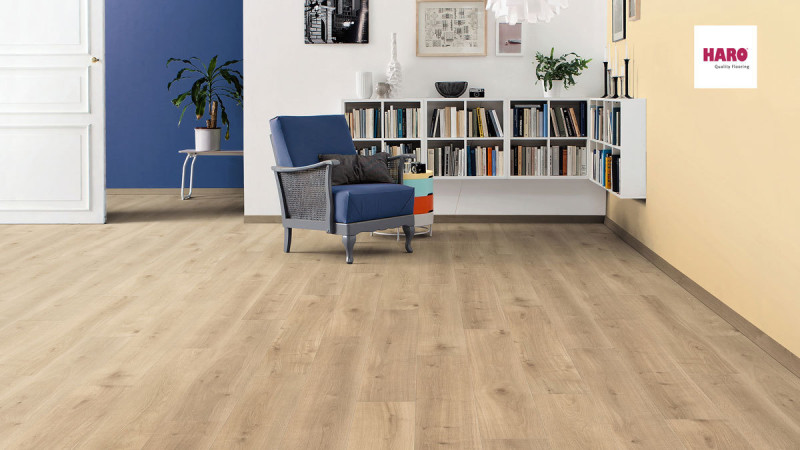 HARO Laminate TRITTY 90 Oak Melina Puro 1-strip 4V Silent CT main product photo